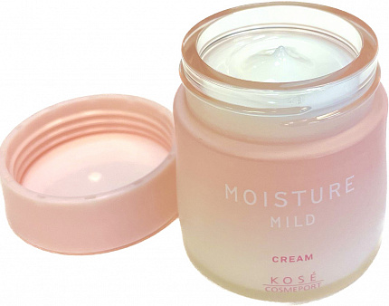 Интенсивно увлажняющий крем для лица KOSE Moisture Mild Cream с гиалуроновой кислотой и коллагеном, 60 г