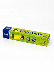 ПЛОТНАЯ пищевая пленка Clean Wrap с отрывным краем, 30 см х 100 м