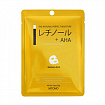 Тканевая маска для лица MITOMO Retinol + AHA Mask с ретинолом и АНА-кислотами, 1шт.