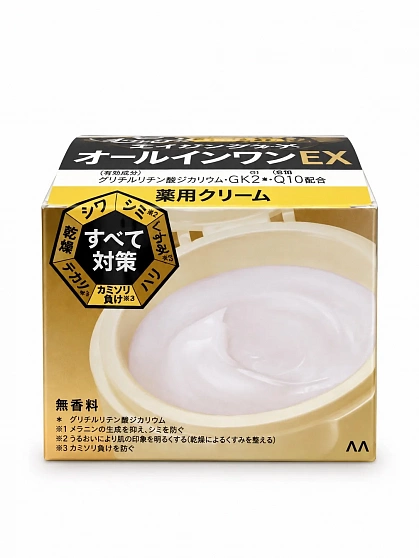 Мужской антивозрастной крем 6 в 1 Mandom LUCIDO Perfect Skin Cream EX, 90 г