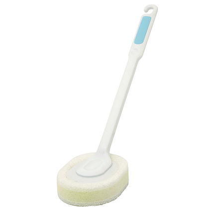 Овальная губка для ванной Ohe Corporation Bath Sponge с ручкой 35 см