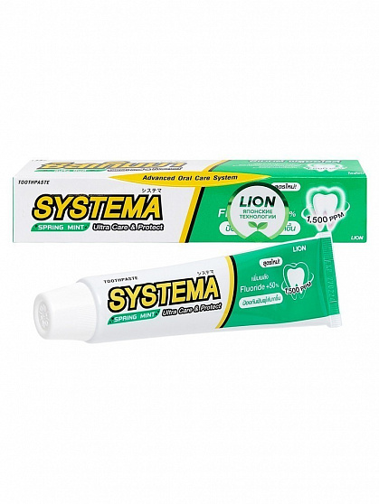 Паста зубная для ухода за деснами LION Systema, 90 г