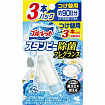 Дезодорирующий очиститель-цветок для туалетов KOBAYASHI Bluelet Stampy Soap, с ароматом мыла и свежести, запасной блок, 28 гр*3 шт.