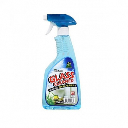 Пена-спрей для мытья стёкол и зеркал SDK Glass cleaner с освежающим ароматом лимона, 600 мл