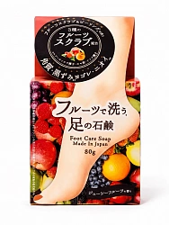 Мыло-скраб для ног PELICAN Foot Care Soap с фруктовыми кислотами, 80 г