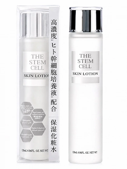 Увлажняющий лосьон для лица KOR JAPAN The Stem Cell Skin Lotion с гиалуроновой кислотой и коллагеном, 120 мл