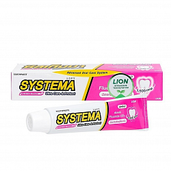 Паста зубная с ароматом японской сакуры LION Systema, 90 г