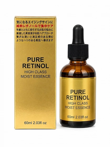 Антивозрастная сыворотка для лица KOR JAPAN Pure Retinol с ретинолом, ферментированным коллагеном и витамином C, 60 мл