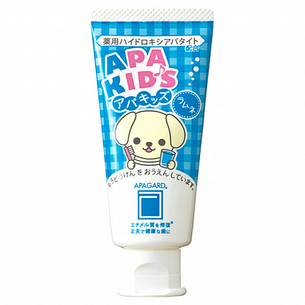 Детская зубная паста, укрепляющая эмаль Apagard Apa Kid's, 60 г