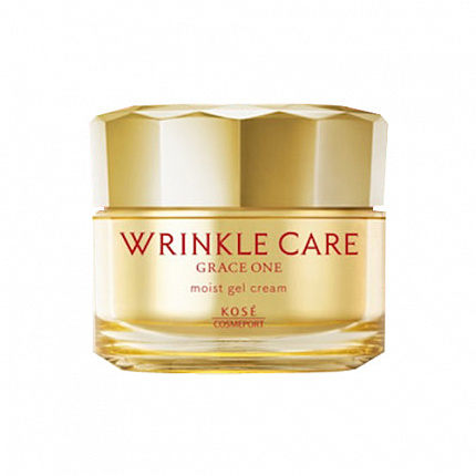 Увлажняющий гелеобразный крем для лица против морщин KOSE Grace One Wrinkle Care Moist Gel Cream, 100 г