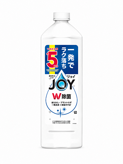 Дезинфицирующее средство для мытья посуды P&G Joy с легким освежающим ароматом, запасной флакон, 670 мл