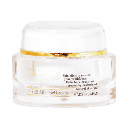 Пептидный крем‑гель «Всё в одном» Central Corporation ReCell All in One Gel‑Cream: интенсивное восстановление, увлажнение и антивозрастной эффект, 33 г - Пептидный крем-гель ReCell All in One Gel-Cream — подробное фото