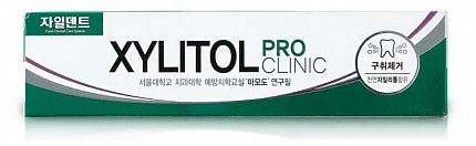 Укрепляющая эмаль профилактическая зубная паста "Xylitol Pro Clinic" Mukunghwa, c экстрактами трав, 130 г