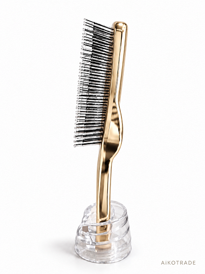 Щётка для мытья и массажа кожи головы S・HEART・S Scalp Brush World Model Long, розовое золото