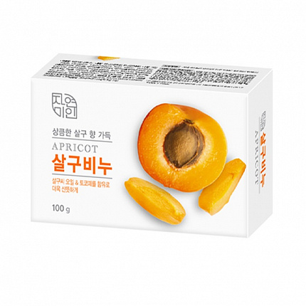 Восстанавливающее туалетное мыло с маслом абрикоса Mukunghwa Rich Apricot Soap, 90 г